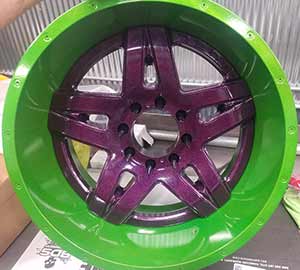 Powder Coat - custom wheel