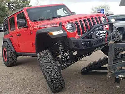Lifted 2019 Jeep Jl. Our 4x4 shop built